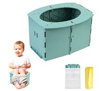 Pliante Toilettes pour Enfants, Pot de Voyage Portable pour Enfant, Siège de Pot de Bébé Portable, Pot de Voyage Intérieur Extérieur pour Bébé avec Sac de Voyage, Réducteurs de Toilettes Trainer