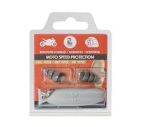 PLIC AUDIO - Bouchons d’Oreilles - Speed Protection Moto - Atténuation 24dB - Protection Auditive Ultra Confortable - 2+1 Corolles et Double Filtre - Hypoallergéniques et Réutilisables