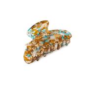 PLIC BEAUTY - Pince Cheveux Crabe Écaille 9 cm - Maintien Fort, Grand Format, Effet Marbré Multicolore - Marron