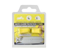 PLIC - Bouchons d’Oreilles Moto 36 dB SNR - Paire en Mousse Polyuréthane Conique - Protection Auditive Anti Bruit Vent & Moteur - Réutilisables - Étui de Transport Inclus