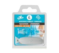 PLIC - Bouchons d’Oreilles Natation Piscine & Mer 18 dB - Double Filtre & 2+1 Corolles - Protection Eau & Bruit - Réutilisables Hypoallergéniques
