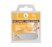 PLIC - Bouchons d’Oreilles Petit Conduit - Atténuation 18 dB - Double Filtre - 2+1 Corolles - Anti-Bruit Confortable - Hypoallergéniques Réutilisables - Étui Inclus