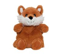 PLIC CARE - Bouillotte Doudou Renard 2 en 1 - Peluche Toute Douce Bébé & Enfant - Action Chaud et Froid - Bouillotte Sèche Micro-ondes - Perles de Silicone - Convient à Tous Les Âges