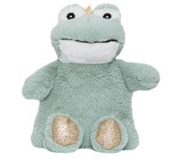 PLIC - Doudou Bouillotte Sèche Micro-Ondes | Peluche Grenouille Chauffante | Chaud & Froid | Soulage Coliques & Bobos | Billes Naturelles | Housse Lavable