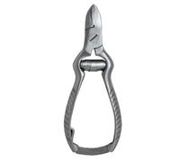 PLIC - Pince Sécateur Pédicure - Lames inox, double ressort, capuchon sécurité, Inox