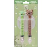 PLIC CARE - Lot de 2 Seringues Nasales Bébés - Aspirateur Irrigation Nasale - Nettoyage Efficace - Format Ludique - Embout Souple en Silicone sans BPA - 10 ml