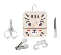 -Plic Set Manucure Bébé 4 accessoires (Modèle : Tigre)