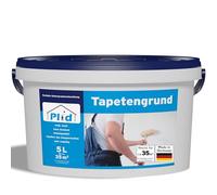 PLID® Apprêt pour papier peint blanc mat - Préparation idéale de la surface avant le papier peint - Apprêt pour créer un support de couleur uniforme, rugueuse et adhérente - Fabriqué en Allemagne - 5