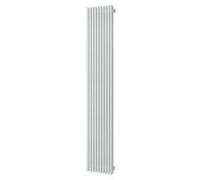Plieger Antika Retto radiateur design vertical raccordement central 1800x295mm 994W argent métallique 7253227