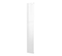 Plieger Cavallino Retto radiateur design vertical simple raccordement central 2000x298mm 666W blanc mat 7255293