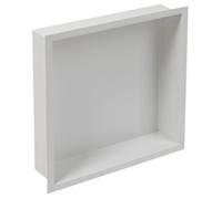 Plieger Inbox niche de douche encastrée avec rebord 30x30x7.5cm étanche blanc 4330044