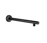 Plieger Napoli bras de douche mural pour douche de tête rond 35cm noir mat BD035NE