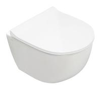 Plieger Zano Pack WC - WC à fond creux - compact - fixation dissimulée - 36x49.5cm - softclose mince - levage - blanc 4970258