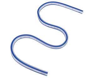 Plier pour former une règle de courbe flexible, outil de mesure de contour (60 cm / 23,6 pouces)