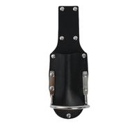 Pliers Holster - PU Leather Tool Pouch for Carpenter Maintenance, Electrician Work with Hammer Loop, Utility Holder for Garden, Pruning, Construction, Jobs, Projects, 7.8x2.7x1.9in