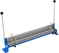 Plieuse de tôle, angle de pliage 0-90°, longueur 30 pouces, brille en bleu