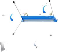 Plieuse de tôle, capacité de pliage de 30 pouces, construction robuste en acier, angle de pliage de 0° à 90