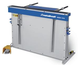 Plieuse de tôle magnétique 1250 mm - capacité 1 mm - pliage de formes complexes & boîtes Metallkraft MBM1250