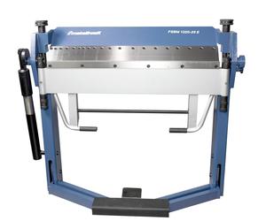 Plieuse de tôle manuelle et à pied largeur du travail 1020 mm 0-135° épaisseurs jusque 2,5 mm segments en haut Metallkraft FSBM1020-25E