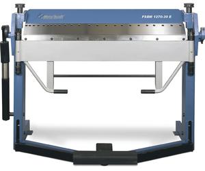 Plieuse de tôle manuelle et à pied largeur du travail 1270 mm 0-135° épaisseurs jusque 2 mm segments en haut Metallkraft FSBM1270-20E