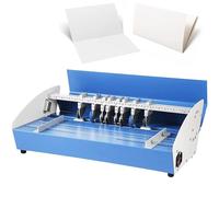 Plieuse électrique 3 en 1, machine multifonctionnelle de rainurage et de perforation de papier de 520 mm avec règle graduée, outil de rainurage robuste pour documents, cartes, invitations