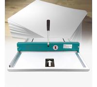 Plieuse manuelle très résistante avec bloc de positionnement et échelle transparente, profondeur de pli réglable, idéale pour papier A4, presse à livres, pliage de lettres