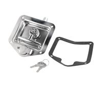 Pliez le Verrouillage de la Main en T avec Touches, Verrouillage de Boîte à Outils en Acier Inoxydable Premium, Système de Verrouillage Sûr et Confortable pour les Boîtes à Outils, Idéal pour la