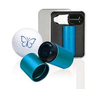 PLIGREAT Tampon de balle de golf noir avec encre rechargeable