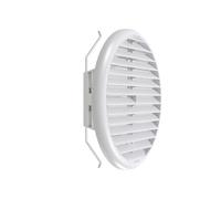 plikc GC Griglia Aerazione Tonda Grille d'aération, Blanc 80/125 mm