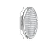 plikc GC Griglia Aerazione Tonda Grille d'aération, Chrome 80/125 mm
