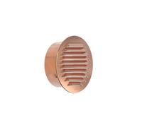 plikc GF Griglia Aerazione Tonda Grille d'aération, Cuivre ou Aluminium