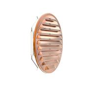 plikc GR Griglia Aerazione Tonda Grille d'aération, Cuivre 80/125 mm