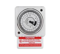 Plikc TIP600 - Interrupteur horaire électromécanique à Chevaliers, Programmation Quotidienne, Installation Murale ou sur Barre DIN - Réserve de Charge 150 Heures