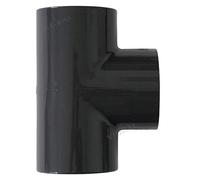 Plimat Raccord adhésif en PVC - 50 mm - Raccord en T coudé - Capuchon en T - 90°