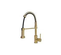 Essebagno Plimo mitigeur évier à douchette mobile or brossé