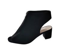 Pliner Perra Sandales à talons pour femme - Sandales confortables et élégantes, idéales pour le travail, les fêtes, les tenues décontractées, Noir , 36 EU