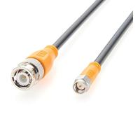 Plinkwirekb Câble coaxial SMA mâle vers BNC mâle RG58/RG174 50 ohms, faible perte pour antenne, radio amateur, testeur HF, oscilloscope, générateur de signal, module WiFi (10 ft)