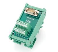 Plinkwirekb PCM-KP-0019 Rail DIN DB9 mâle vers bornier Carte de dérivation