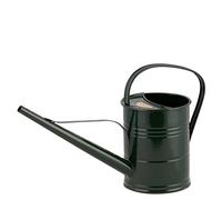 PLINT 1.5L Watering Can - Modern Style Watering Pot for Indoor and Outdoor House Plants - Coloured Galvanised Powder Coated Steel - Metal Design with Narrow Spout and High Handle - (Green)