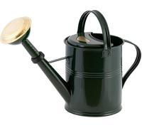PLINT 5L Watering Can - Modern Style Watering Pot for Indoor and Outdoor House Plants - Coloured Galvanised Powder Coated Steel - Metal Design with Narrow Spout and High Handle - (Green)