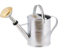 PLINT 5L Watering Can - Modern Style Watering Pot for Indoor and Outdoor House Plants - Coloured Galvanised Powder Coated Steel - Metal Design with Narrow Spout and High Handle - (Zinc)