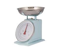 PLINT New 3KG Traditional Weighing Kitchen Scale avec bol en acier inoxydable, rétro Scales Mécanique Vintage, Rétro Food Scales with Large Metal Bowl (couleur Ice), Glace