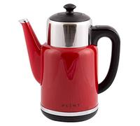 PLINT Red Kettle - 1,7 litre Capacity - Double Wall Hot Water Kettle for Thé and Coffee - Fast Boil - 1500W sans fil électrique - BPA Free -Dry Protection - Anti Slip 360° base Kettle
