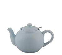 PLINT Teapot en céramique Simple & Stylish Teapot Globe avec Strainer en acier inoxydable, Teapot en céramique pour 6-8 tasses, 1500 ml Teapot en céramique, TeaPot for Blooming Tea, Ice Color