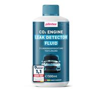 PLINTEX® Liquide de test CO2 de 500 ml pour jusqu'à 250 tests | Liquide d'indicateur pour testeur de joint de culasse et testeur de CO2, eau de refroidissement - Changement de couleur en 2