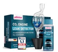 PLINTEX Testeur de joint de culasse - Testeur de CO2 - Eau de refroidissement par changement de couleur - Test d'étanchéité du liquide de refroidissement pour voiture et moto - Résultat en 2 à 5