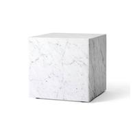Plinth Table Basse Kubik Marbre de Carrare