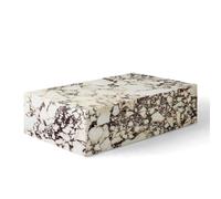Plinth Table Basse Petite Marbre Calacatta Viola