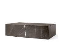Plinth Table Basse Petite Marbre Kendzo Gris