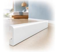 Plinthe - 1 pièce, 1,75 m - Blanc en matériau dur - Plinthe décorative pour mur, sol et plafond (DP03-1.75, 1,75 mètres)